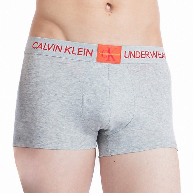 Boxershorts, Shorty der Marke CALVIN KLEIN - Boxer Calvin Klein MONOGRAM - Limited Edition grau - Ref : NB1678A 080