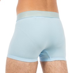 Shorts Boxer, Shorty de la marca CALVIN KLEIN - Trunk CUSTOMIZED STRETCH azul - Ref : NB1298A 2LO