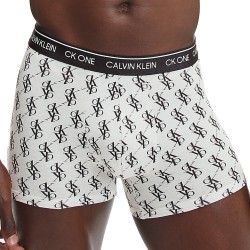 Pantaloncini boxer, Shorty del marchio CALVIN KLEIN - Boxer - CK ONE connect logo print grigio - Ref : NB2216A V4T