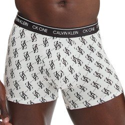 Shorts Boxer, Shorty de la marca CALVIN KLEIN - Bóxer - CK ONE connect logo print gris - Ref : NB2216A V4T