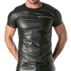 Kurze Ärmel der Marke TOF PARIS - Kinky Tof Paris T-Shirt mit Reißverschlusstasche - Ref : TOF354N