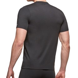 Termica del marchio IMPETUS - T-shirt a maniche corte in lana Lyocell - nero - Ref : IM132120100 BK020