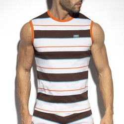 Tank top of the brand ES COLLECTION - Débardeur Rétro stripes - Ref : TS321 C04