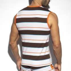 Tank top of the brand ES COLLECTION - Débardeur Rétro stripes - Ref : TS321 C04