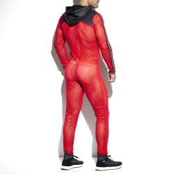 Body de la marque ES COLLECTION - Dystopia mesh suit - rouge - Ref : SP205 C06