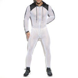 Body de la marque ES COLLECTION - Dystopia mesh suit - blanc - Ref : SP205 C01