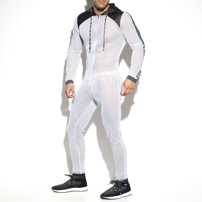 Body del marchio ES COLLECTION - Dystopia mesh suit - blanc - Ref : SP205 C01