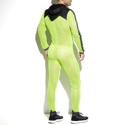 Body de la marque ES COLLECTION - Dystopia mesh suit - lemon green - Ref : SP205 C07