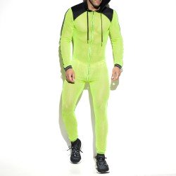 Body de la marque ES COLLECTION - Dystopia mesh suit - lemon green - Ref : SP205 C07