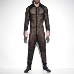 Body de la marque ES COLLECTION - Dystopia mesh suit - noir - Ref : SP205 C10