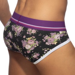 Slip del marchio ADDICTED - Slip Fiori di violetta - Ref : AD1223 C10