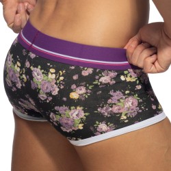 Boxershorts, Shorty der Marke ADDICTED - Stamm Violette Blüten - Ref : AD1224 C10