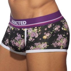 Boxer, shorty de la marque ADDICTED - Trunk Violet flowers - Ref : AD1224 C10