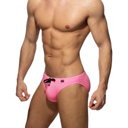 Slip de bain de la marque ADDICTED - Slip de Bain Pique Speedo - rose - Ref : ADS318 C05