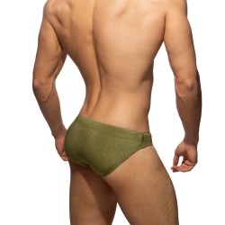 Badeschein der Marke ADDICTED - Pique Speedo Badeslip - khaki - Ref : ADS318 C12