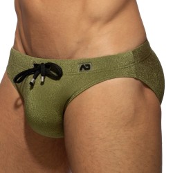 Badeschein der Marke ADDICTED - Pique Speedo Badeslip - khaki - Ref : ADS318 C12