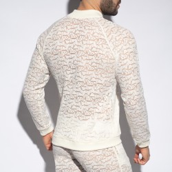 Jacket of the brand ES COLLECTION - Spider - ivory jacket - Ref : SP308 C02