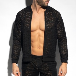 Jacket of the brand ES COLLECTION - Spider - Black Jacket - Ref : SP308 C10