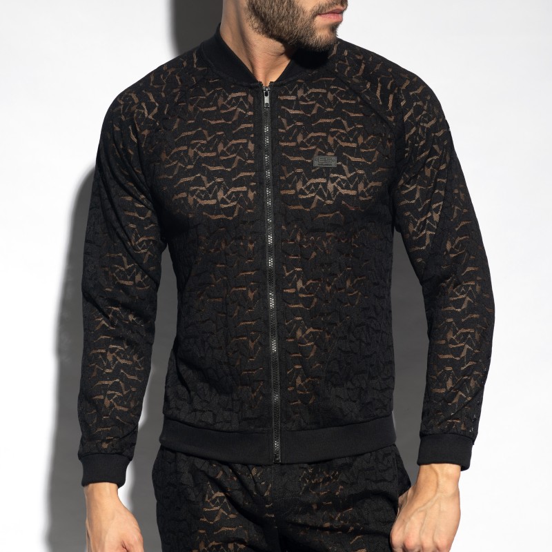 Jacket of the brand ES COLLECTION - Spider - Black Jacket - Ref : SP308 C10