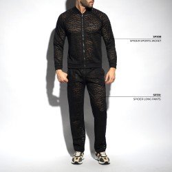 Jacket of the brand ES COLLECTION - Spider - Black Jacket - Ref : SP308 C10