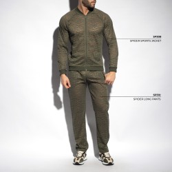 Jacket of the brand ES COLLECTION - Spider - khaki jacket - Ref : SP308 C12