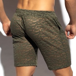 Loungewear de la marca ES COLLECTION - Bermudas Spider - caqui - Ref : SP311 C12