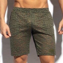 Loungewear der Marke ES COLLECTION - Bermuda Shorts Spider - khaki - Ref : SP311 C12