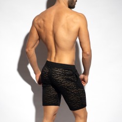 Loungewear der Marke ES COLLECTION - Spider - Bermuda shorts schwarz - Ref : SP311 C10