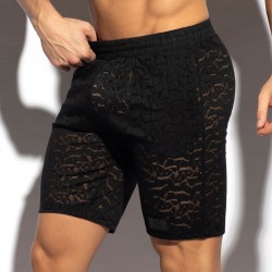 Loungewear del marchio ES COLLECTION - Spider - Bermuda nero - Ref : SP311 C10