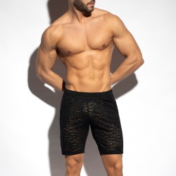 Loungewear of the brand ES COLLECTION - Spider - Bermuda shorts black - Ref : SP311 C10