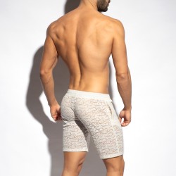 Loungewear de la marca ES COLLECTION - Bermudas Spider - marfil - Ref : SP311 C02