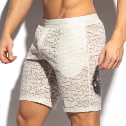 Loungewear of the brand ES COLLECTION - Bermuda Shorts Spider - ivory - Ref : SP311 C02