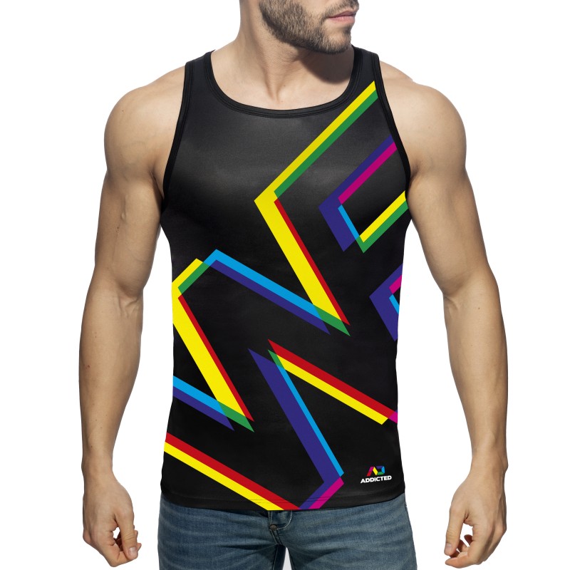 Tank top der Marke ADDICTED - Wir Party-Tanktop - Ref : PU521 C10