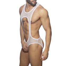 Body der Marke ADDICTED - Sexy Singlet mesh - weiß - Ref : ADP03 C01