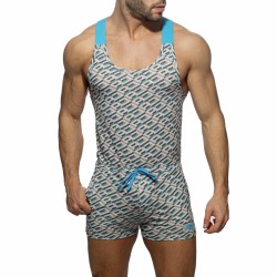 Body de la marca ADDICTED - Jersey AD - turquesa - Ref : AD1213 C08