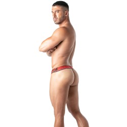 Thong of the brand TOF PARIS - Champion Stringless Thong Tof Paris - Red - Ref : TOF303R