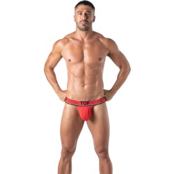 Thong of the brand TOF PARIS - Champion Stringless Thong Tof Paris - Red - Ref : TOF303R