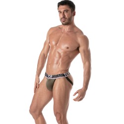 Jockstraps of the brand TOF PARIS - Champion Jockstrap Tof Paris - Khaki - Ref : TOF301K