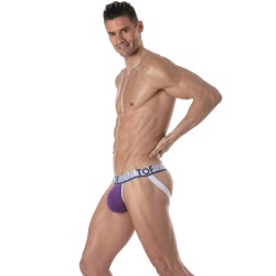 Cinturino Jock del marchio TOF PARIS - Jockstrap Champion Tof Paris - Viola - Ref : TOF301V