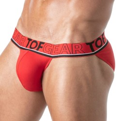 Slip de la marca TOF PARIS - Tanga Champion Tof Paris - Rojo - Ref : TOF299R