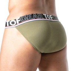 Brief of the brand TOF PARIS - Tanga Champion Tof Paris - Khaki - Ref : TOF299K