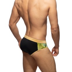 Bath Brief of the brand ADDICTED - Side Leaves Swim Briefs - Ref : ADS331 C10