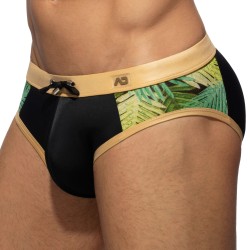 Bath Brief of the brand ADDICTED - Side Leaves Swim Briefs - Ref : ADS331 C10