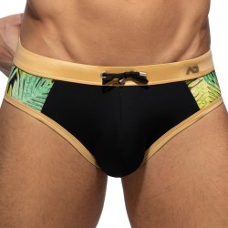 Bath Brief of the brand ADDICTED - Side Leaves Swim Briefs - Ref : ADS331 C10