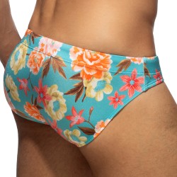 Badeschein der Marke ADDICTED - Badehose Roses - blau - Ref : ADS330 C08