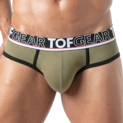 Brief of the brand TOF PARIS - Backless Briefs Champion Tof Paris - Khaki - Ref : TOF300K