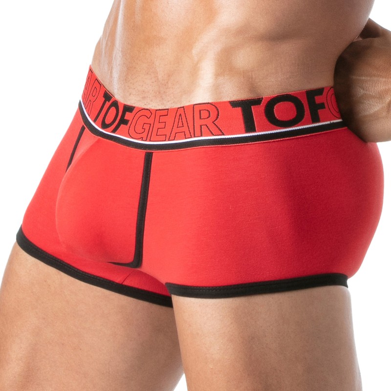 Boxershorts, Shorty der Marke TOF PARIS - Boxer Champion Tof Paris - Rot - Ref : TOF297R