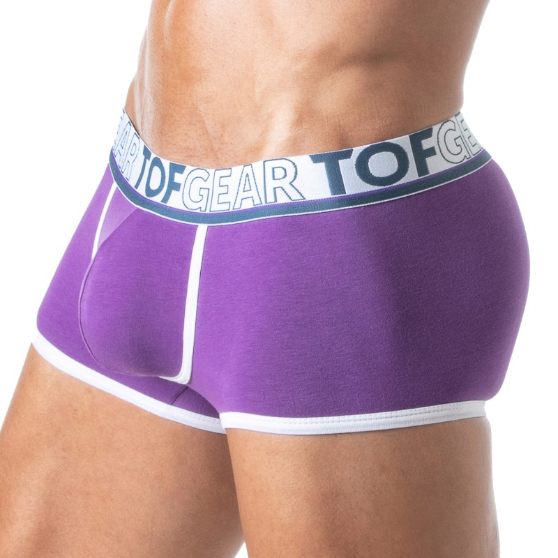 Pantaloncini boxer, Shorty del marchio TOF PARIS - Boxer Champion Tof Paris - Viola - Ref : TOF297V