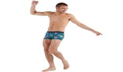 Pantaloncini boxer, Shorty del marchio HOM - Boxer HOM Yoni - Ref : 402711 P0RA