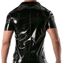 Jacket of the brand TOF PARIS - Zipped Vest Vinyl Tof Paris - black - Ref : TOF368N